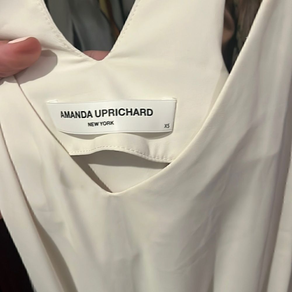Amanda Uprichard white jumpsuit sz XS